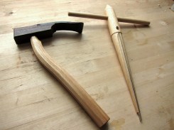 Tim Manney produces the adze and reamer.