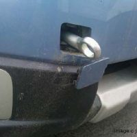 hidden tow hook location on cars