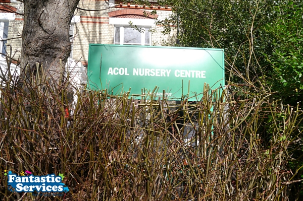 Fantastic Services Help Acol Nursery with a Gardening Service