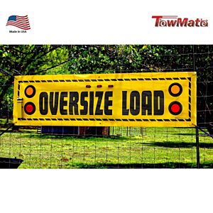 Oversize Load Banner, Wirelessly Lit 96" Wide (Towmate) 