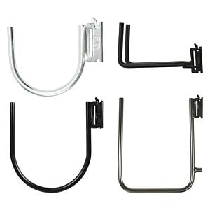 E-Track J Hook, Large Rack, Heavy Duty Shovel Hanger, Large Square Brackets