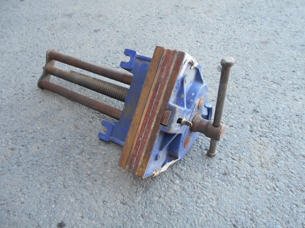 Wood Vise at Kamloops Garage Sale